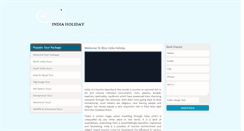 Desktop Screenshot of blissindiaholiday.com